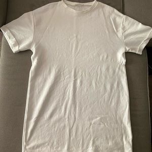 Zara White Tee Shirt Dress